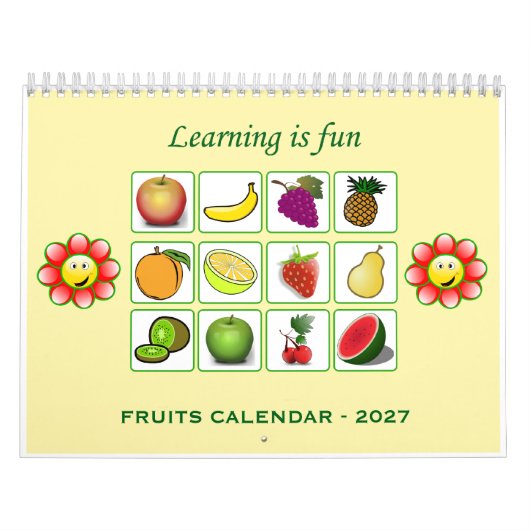 2027 - Kinderkalender (Früchte) Kalender (Titelbild)