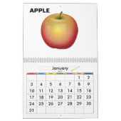 2027 - Kinderkalender (Früchte) Kalender (Jan 2027)