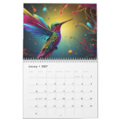 2027 Kolibris in Bewegung Kalender (Jan 2027)