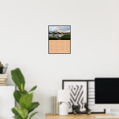 2027 Lake Champlain Bridge Wandkalender - Landscha Poster (Heimbüro)