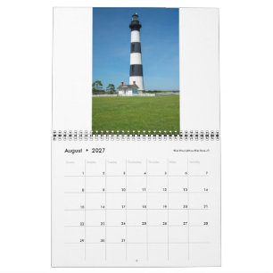 2027: Leuchttürme von North Carolina Kalender Med