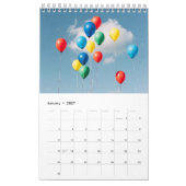 2027 Luftballon-Kalender Kalender (Jan 2027)