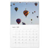 2027 Luftballon-Kalender Kalender (Mär 2027)