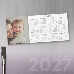 2027 Magnetkalender mit Fotocollage Magnetkarte