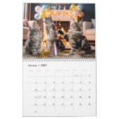 2027 Maine Coon Katzenkalender Kalender (Jan 2027)