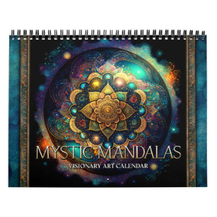2027 Mandalas Visionär Surrealer Kunstkalender Kalender
