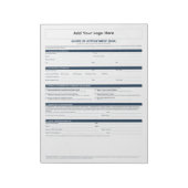2027 Medicare Scope of Appointment SOA Notizblock (Rotiert)