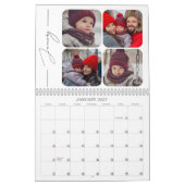 2027 Minimaler moderner benutzerdefinierter Fotoco Kalender (Jan 2027)