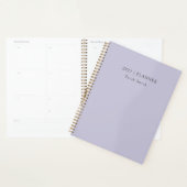 2027 Minimaler Planer Soft Lavender Mist Cover (Anzeige)