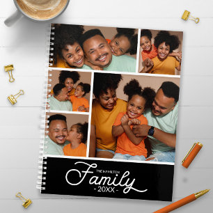 2027 Moderner Familien-Foto-Collage-Planer Planer