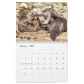 2027 Nordamerikanische Flussotter | Wildtiere Kalender (Feb 2027)