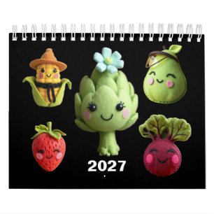 2027 Obst- und Gemüse-Kalender Kalender