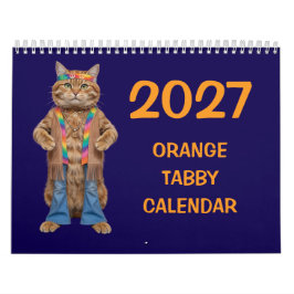 2027 Orange Tabby Katzenkalender Kalender