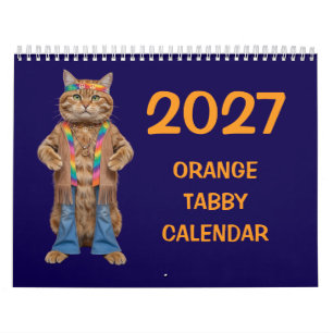 2027 Orange Tabby Katzenkalender Kalender