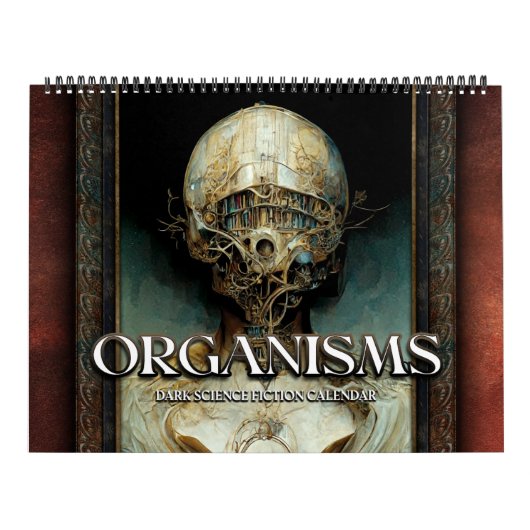 2027 Organismen 2 Surrealer Dunkler Sci-Fi-Kalende Kalender (Titelbild)