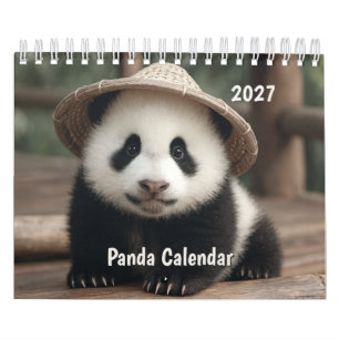2027 Panda-Kalender Kalender