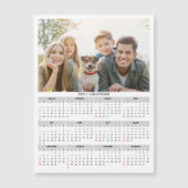 2027 Personalisierter Fotokalender Magnet (Vorderseite)