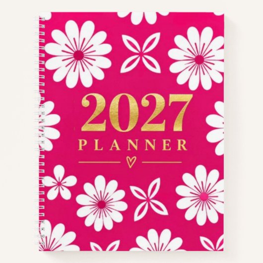 2027 Planer Notizblock (Vorderseite)