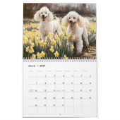 2027 Poodles Kalender (Mär 2027)