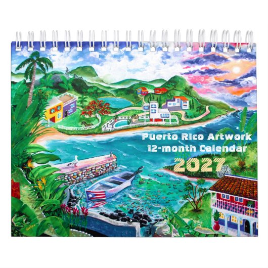 2027 Puerto Rico Kunst Kalender (Titelbild)