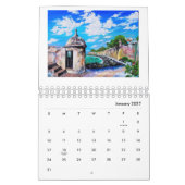 2027 Puerto Rico Kunst Kalender (Jan 2027)