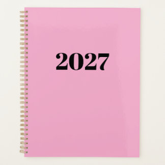 2027 Rosa Farbe Planer