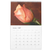 2027 Rosen Einzelner Kalender Kalender (Jan 2027)