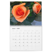 2027 Rosenkalender Kalender (Mär 2027)