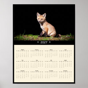 2027 Rotfuchs-Wandkalender: Kleiner Pionier Poster