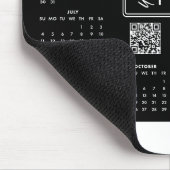 2027 schwarze Firmen-Logo-Kalendermauspad Mousepad (Ecke)