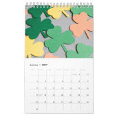 2027 Shamrocks-Kalender Kalender (Jan 2027)