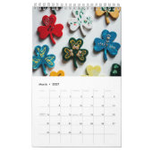 2027 Shamrocks-Kalender Kalender (Mär 2027)