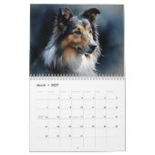 2027 Shetland-Schäferhund Kalender (Mär 2027)