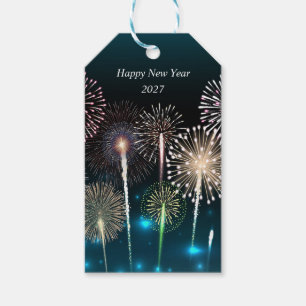 2027 Silvester-Feuerwerk Geschenkanhänger