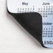 2027 Steel Blue Calendar von Janz Mouse Pad Mousepad (Ecke)