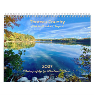 2027 Thoreau-Land: Walden Pond und Concord Kalender