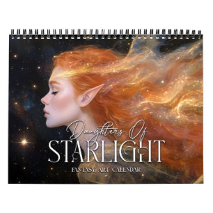 2027 Töchter des Sternenlichts Fantasy-Kunst Kalender