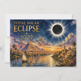 2027 Totale Sonnenfinsternis Ägypten Einladung