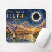 2027 Totale Sonnenfinsternis Ägypten Mousepad (Mit Mouse)