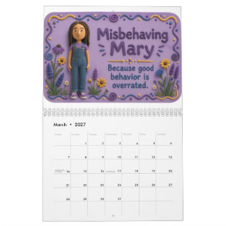 2027 Ungehorsame Mary Kalender