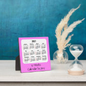 2027 Violet 52 Weeks Calendar by Janz Fotoplatte (InSitu)