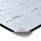 2027 Wanderfalken-Wandkalender - Speed Master Poster (Ecke)