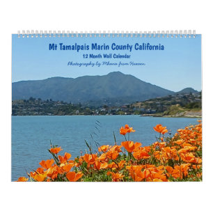 2027 Wandkalender Mt Tamalpais Kalifornien
