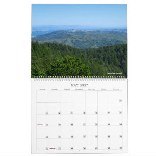 2027 Wandkalender Mt Tamalpais Kalifornien