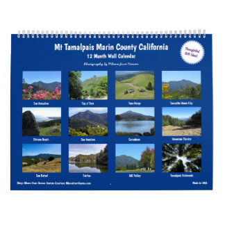 2027 Wandkalender Mt Tamalpais Marin County CA