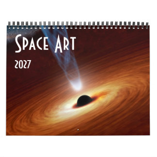 2027 Weltraum-Kunst-Astronomie-Universum-Kalender Kalender