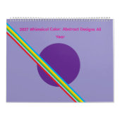 2027 Whimsical Color: Abstract Designs All Year Kalender (Titelbild)