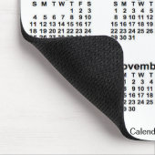 2027 White Large Print Calendar von Janz Mousepad (Ecke)
