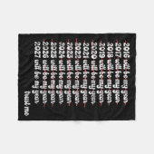 2027 Will Be My Year Procrastination New Year Reso Fleecedecke (Vorderseite (Horizontal))