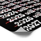 2027 Will Be My Year Procrastination New Year Reso Poster (Ecke)
